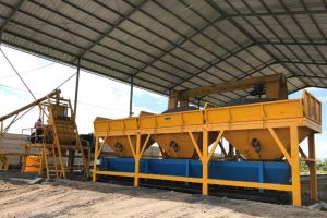 Máquina dosificadora de agregados